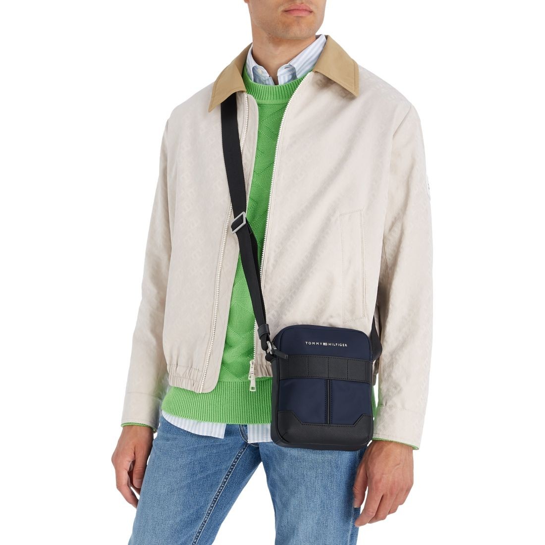 TOMMY HILFIGER Rankinė per petį vyrams, Mėlyna, Elevated mini reporter 3