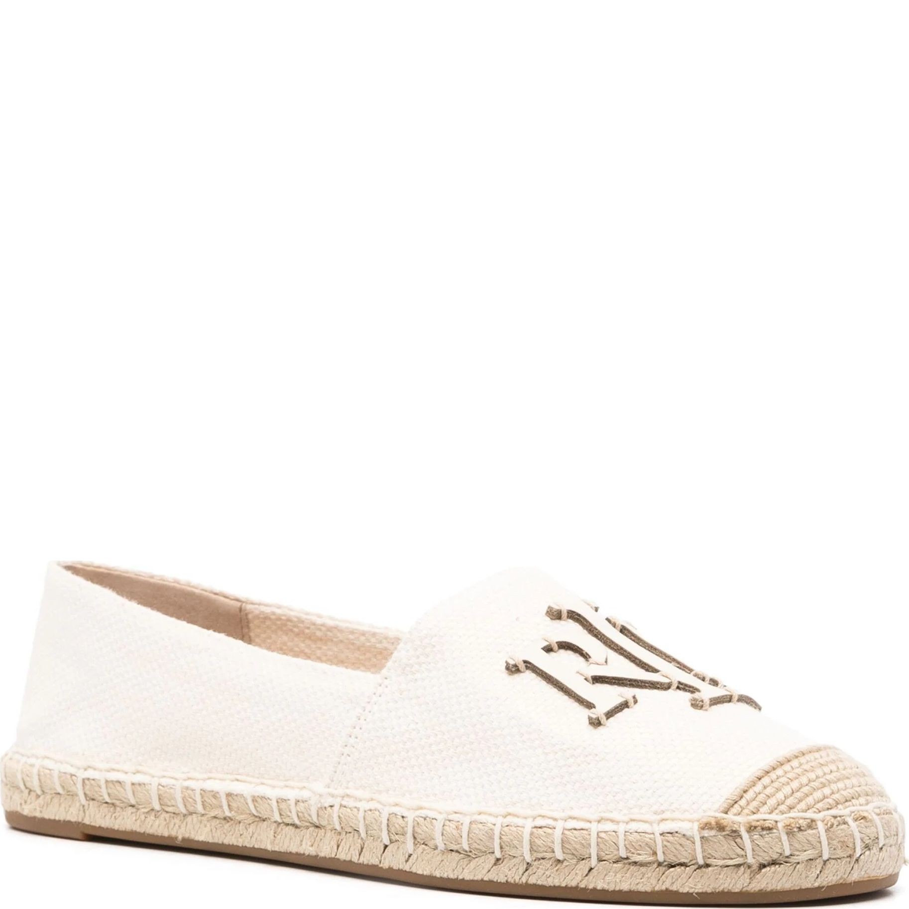 LAUREN RALPH LAUREN Espadrilės moterims, Balta, Cameryn logo espadrilles 1