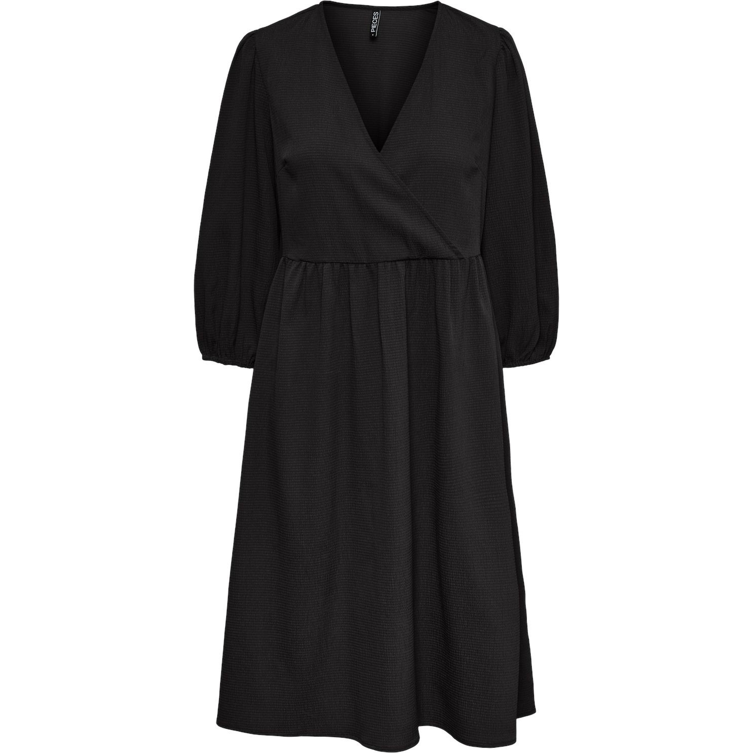 PIECES Midi suknelė moterims, Juoda, PCNAIMA 3/4 MIDI DRES 1