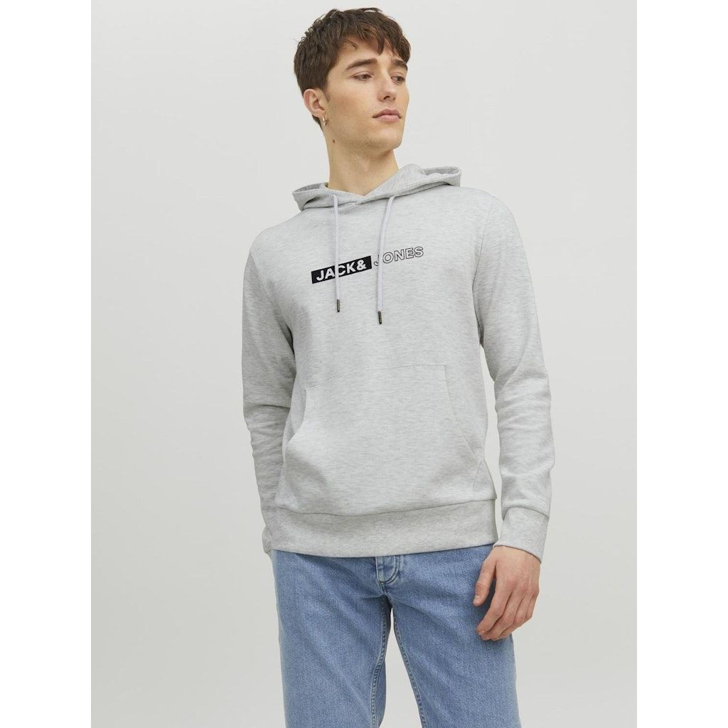 JACK & JONES Sportinis nertinis vyrams, Balta, JJNEO SWEAT HOO 2