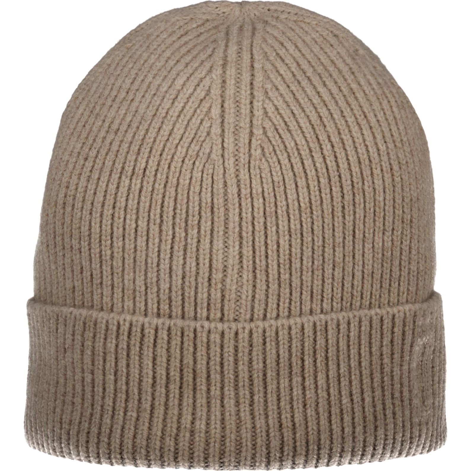 GANT Kepurė moterims, Smėlio, Wool ribbed beanie 1