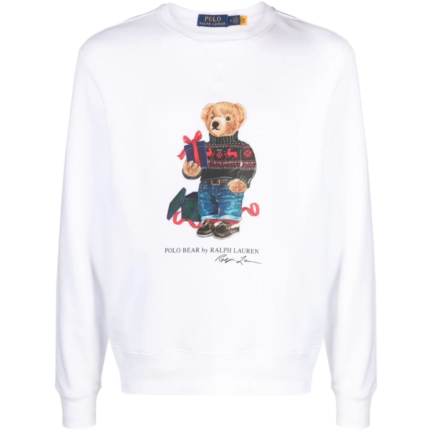 POLO RALPH LAUREN Sportinis nertinis vyrams, Balta, Long sleeve sweatshirt 1