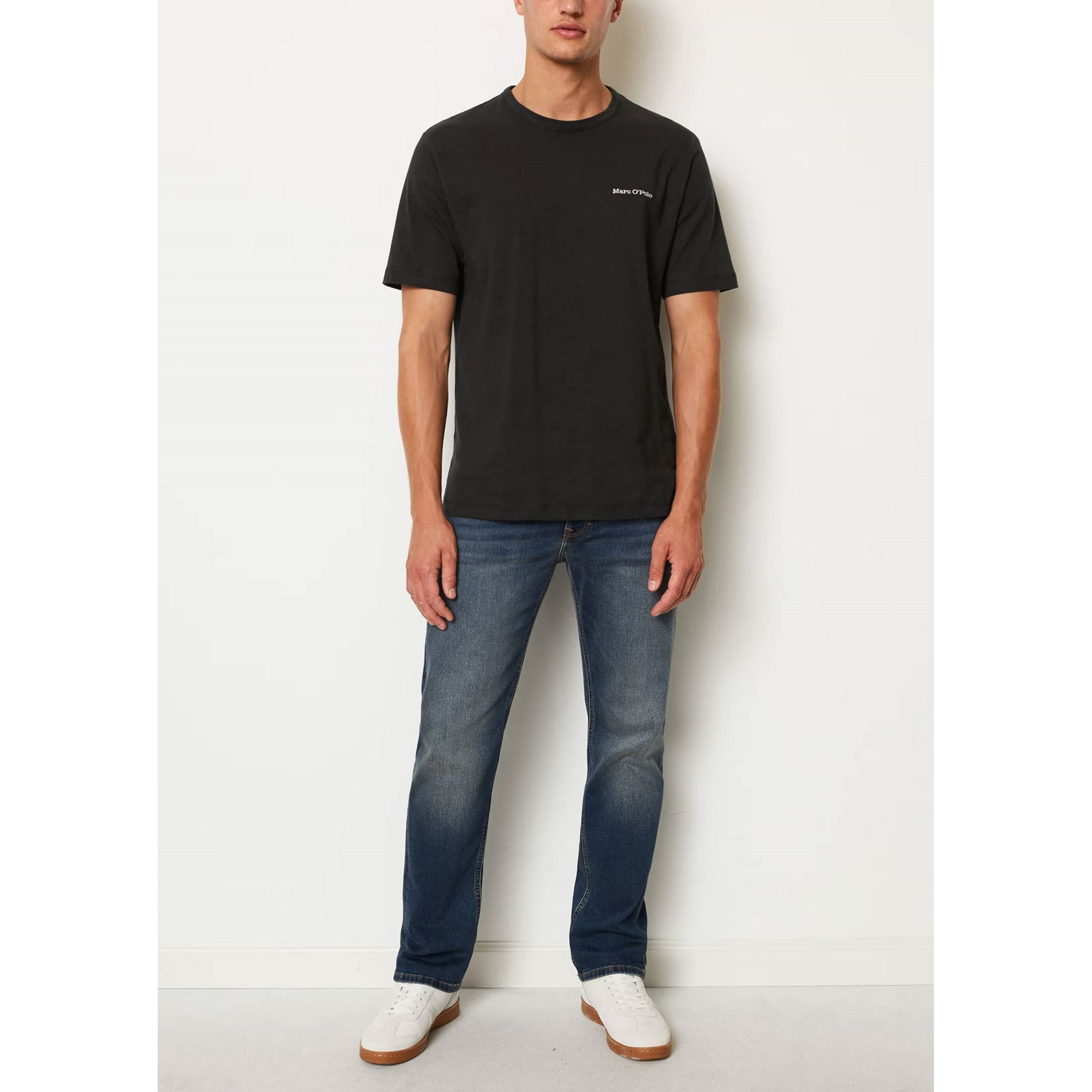 MARC O'POLO Marškinėliai vyrams, Juoda 2