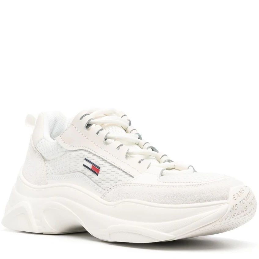 TOMMY JEANS Sportiniai bateliai moterims, Smėlio, Lightweight sport shoe 2