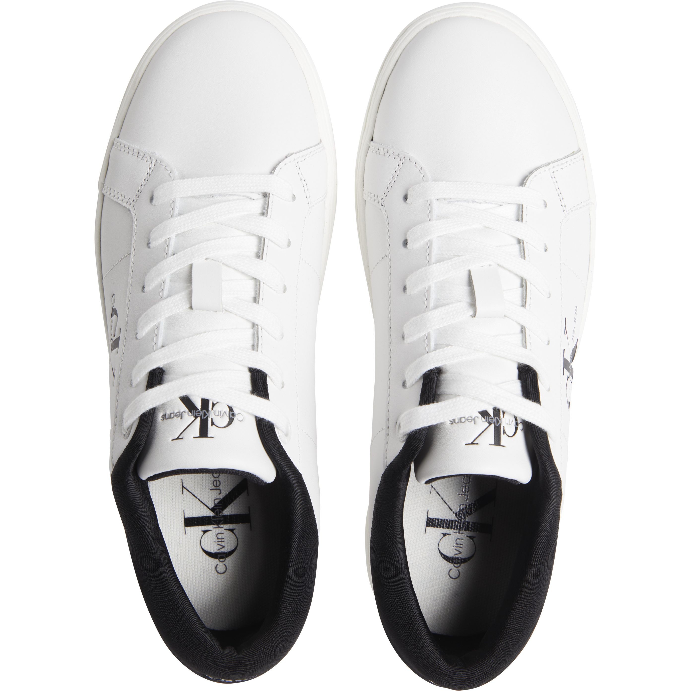 CALVIN KLEIN JEANS Laisvalaikio bateliai moterims, Balta, Classic cupsole low sneaker 3