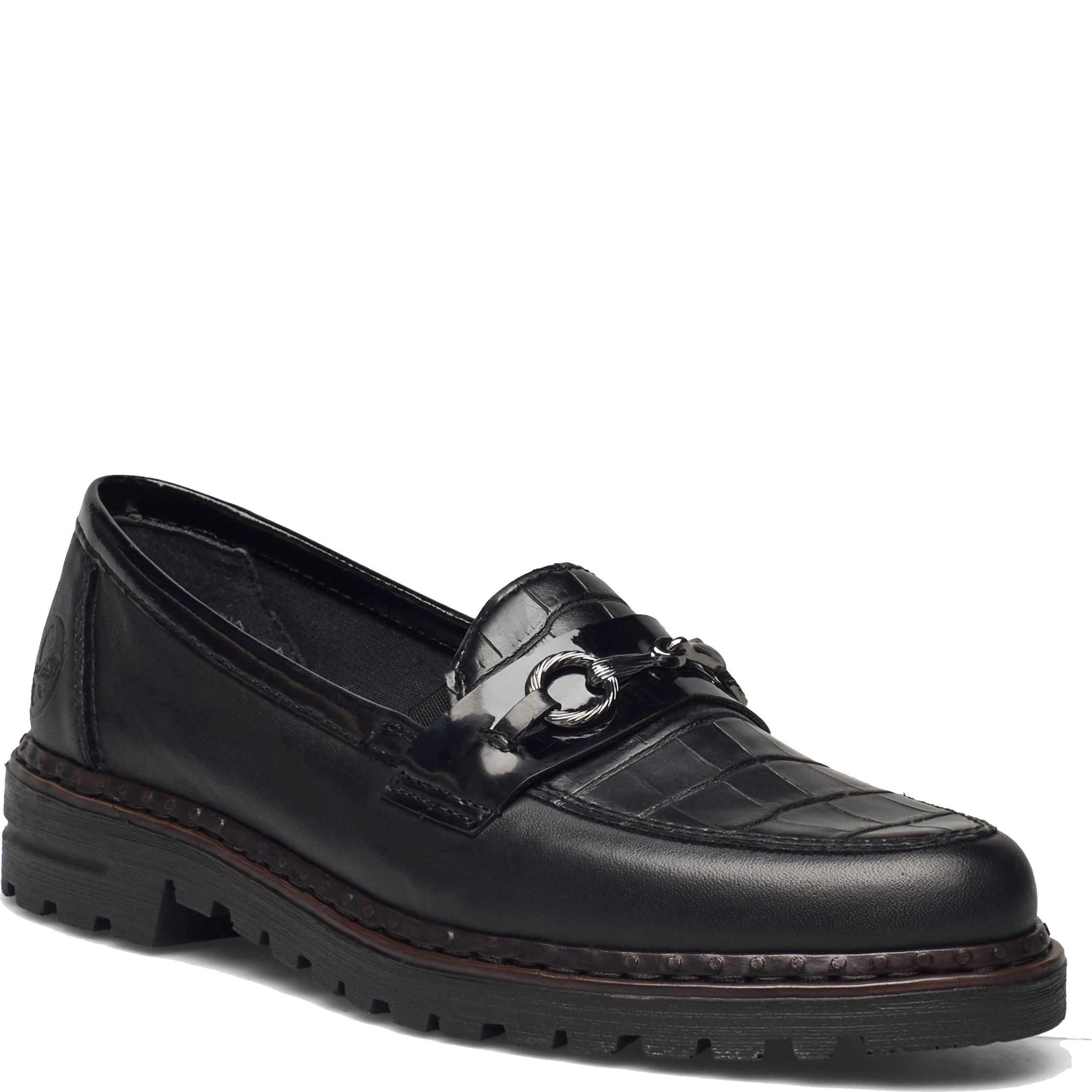 RIEKER Bateliai - moterims, Juoda 1