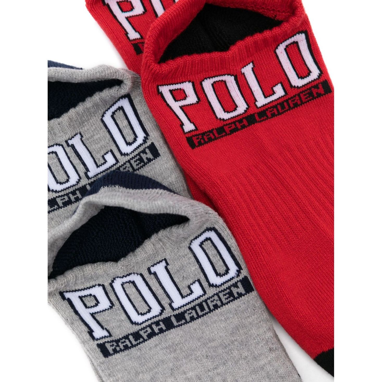 POLO RALPH LAUREN Kojinės vyrams, Marga, Big polo low ped 6 pack 2