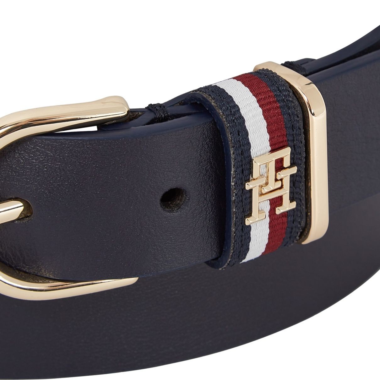 TOMMY HILFIGER Diržas moterims, Mėlyna, Timeless corp 2.5 belt 3