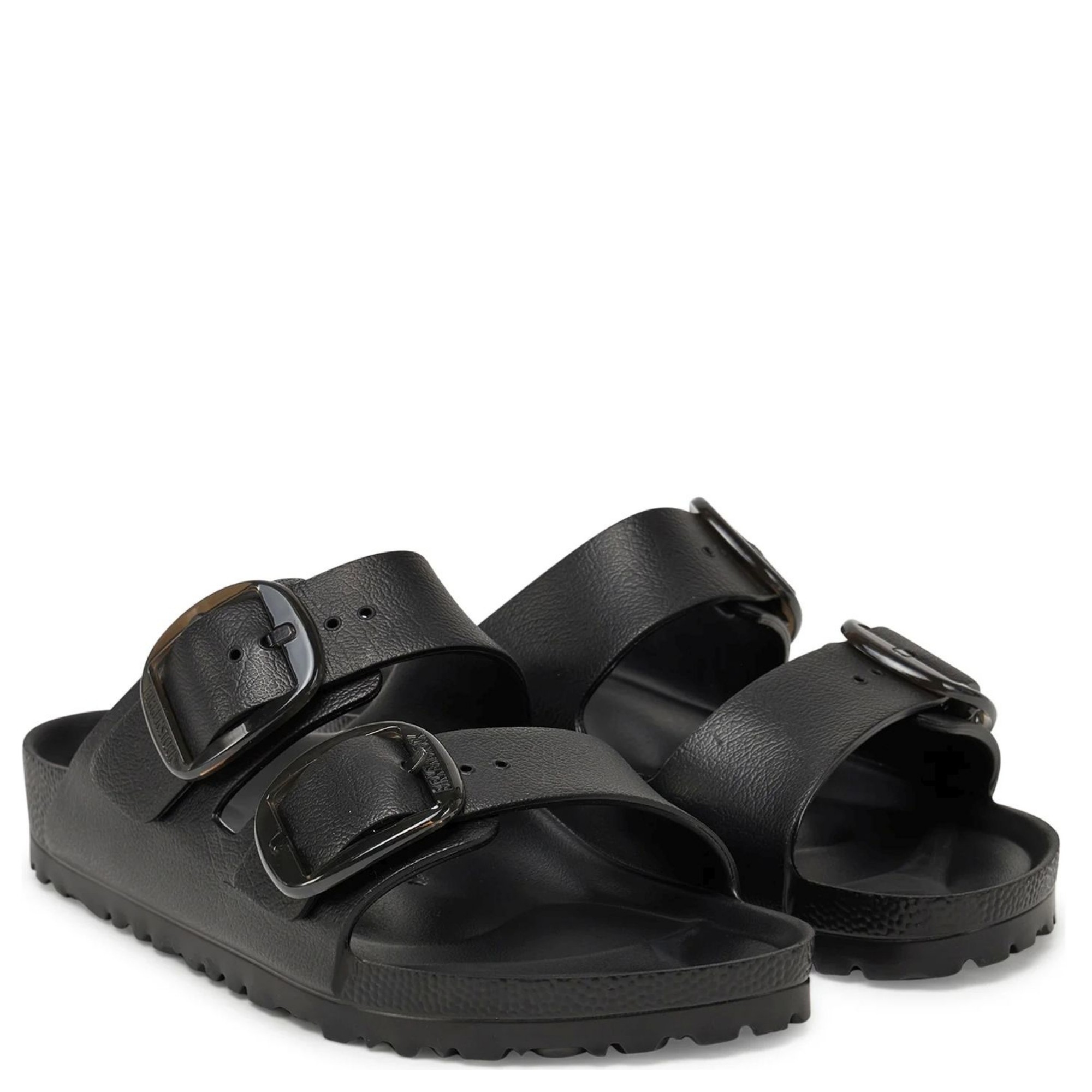 BIRKENSTOCK Šlepetės moterims, Juoda, Arizona Big Buckle slippers 2
