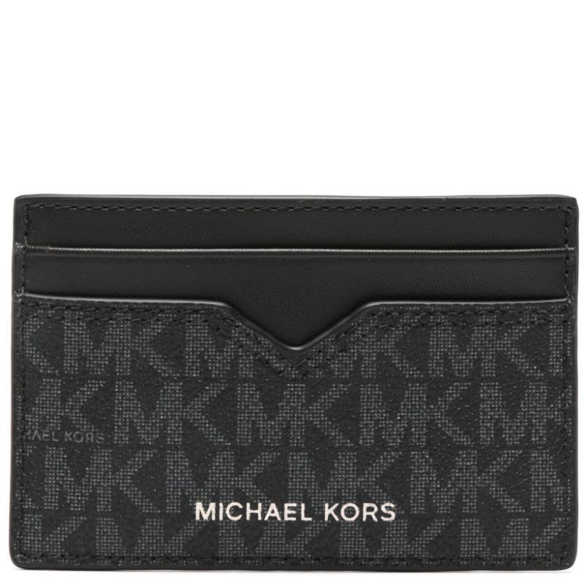 MICHAEL KORS Kortelių dėklas vyrams, Juoda, Cardholder 1