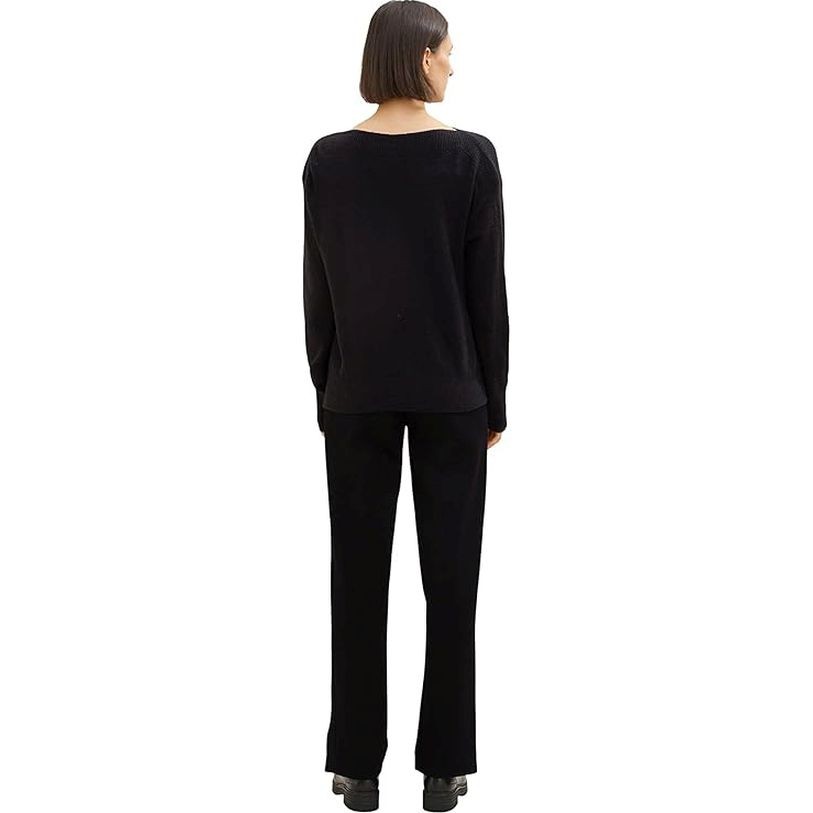 TOM TAILOR Sportinis nertinis moterims, Juoda, Megztinis 3