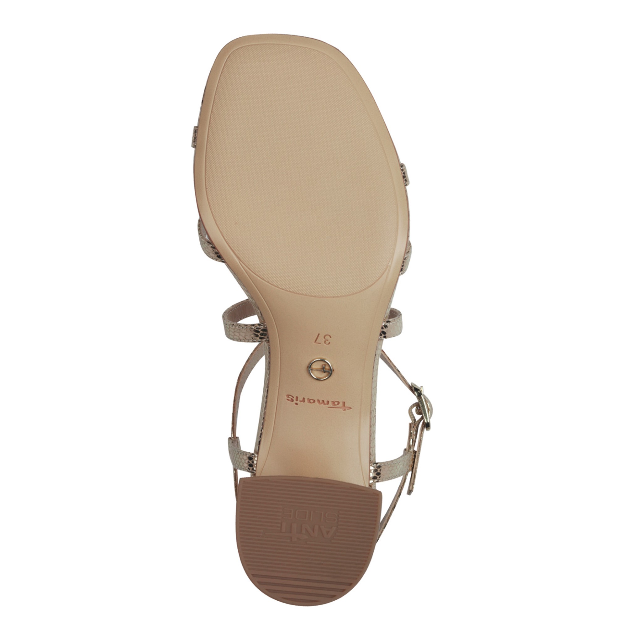 TAMARIS Basutės moterims, Auksinė, Sandals 4