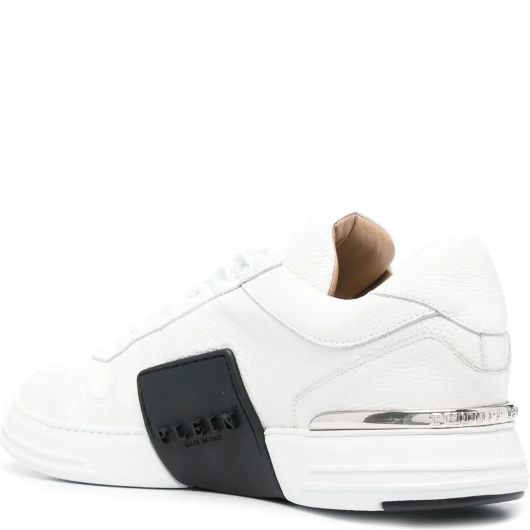 PHILIPP PLEIN Sportiniai bateliai vyrams, Balta, Lo-top sneakers phantom 3