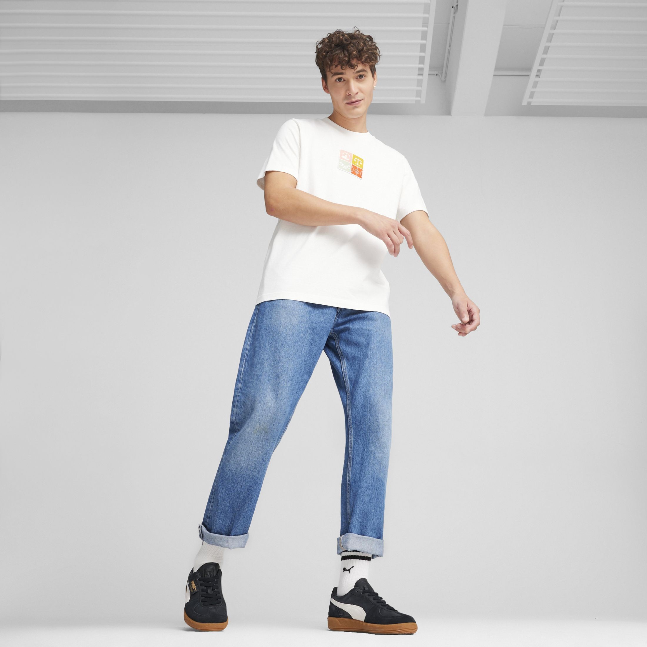 PUMA Laisvalaikio bateliai vyrams, Juoda, Palermo leisure 8