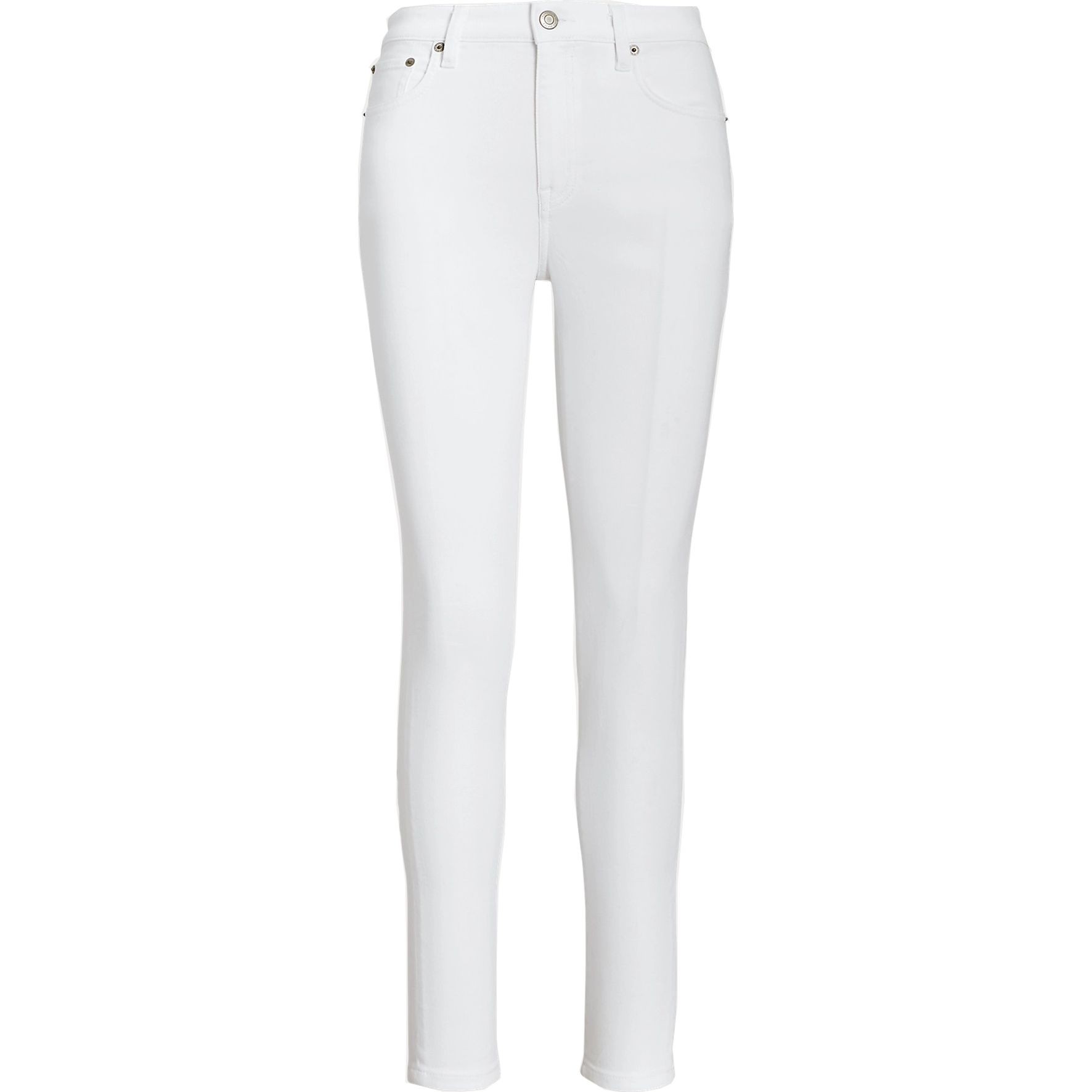 LAUREN RALPH LAUREN Aptempti džinsai moterims, Balta, Hi rs sk ank ankle skinny