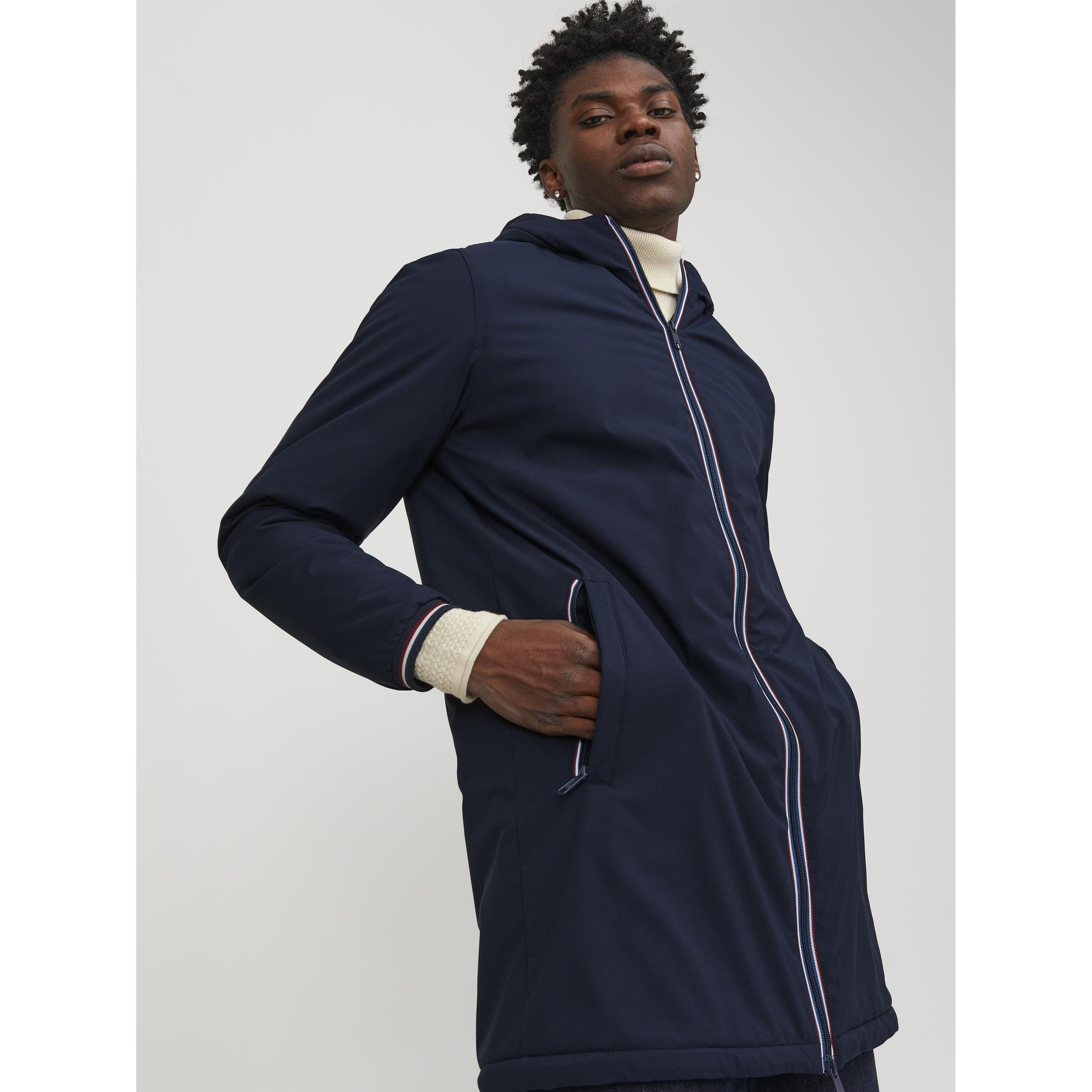 JACK & JONES Pūkinė striukė vyrams, Mėlyna, Striukės 5