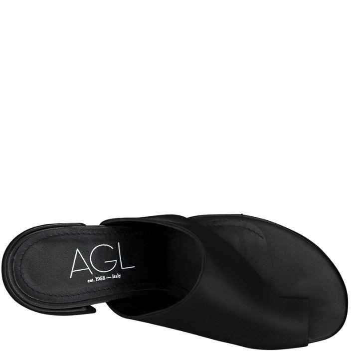 AGL Basutės moterims, Juoda, MOON THONG 4