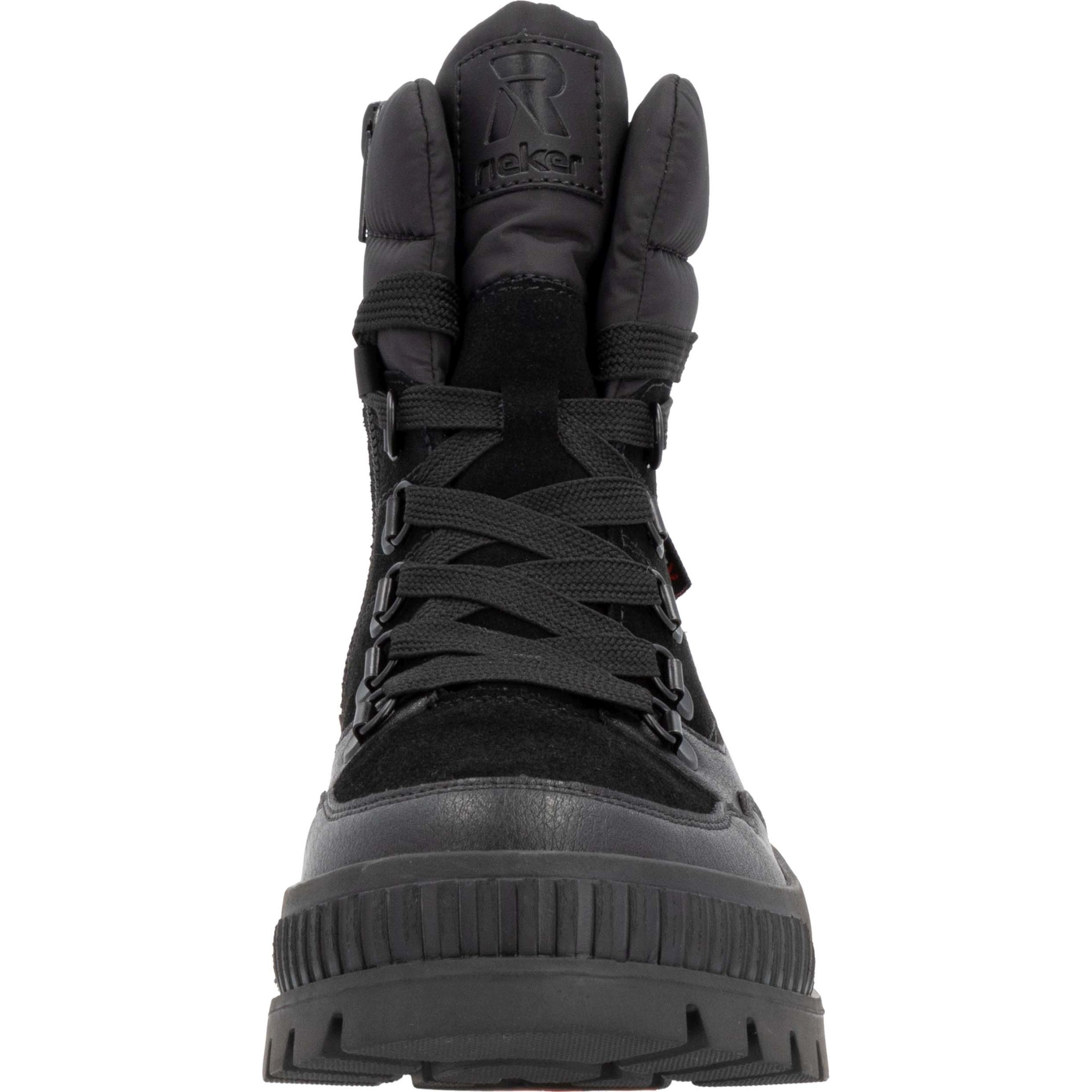 RIEKER EVOLUTION Aulinukai moterims, Juoda, Ladies mid height boots 8