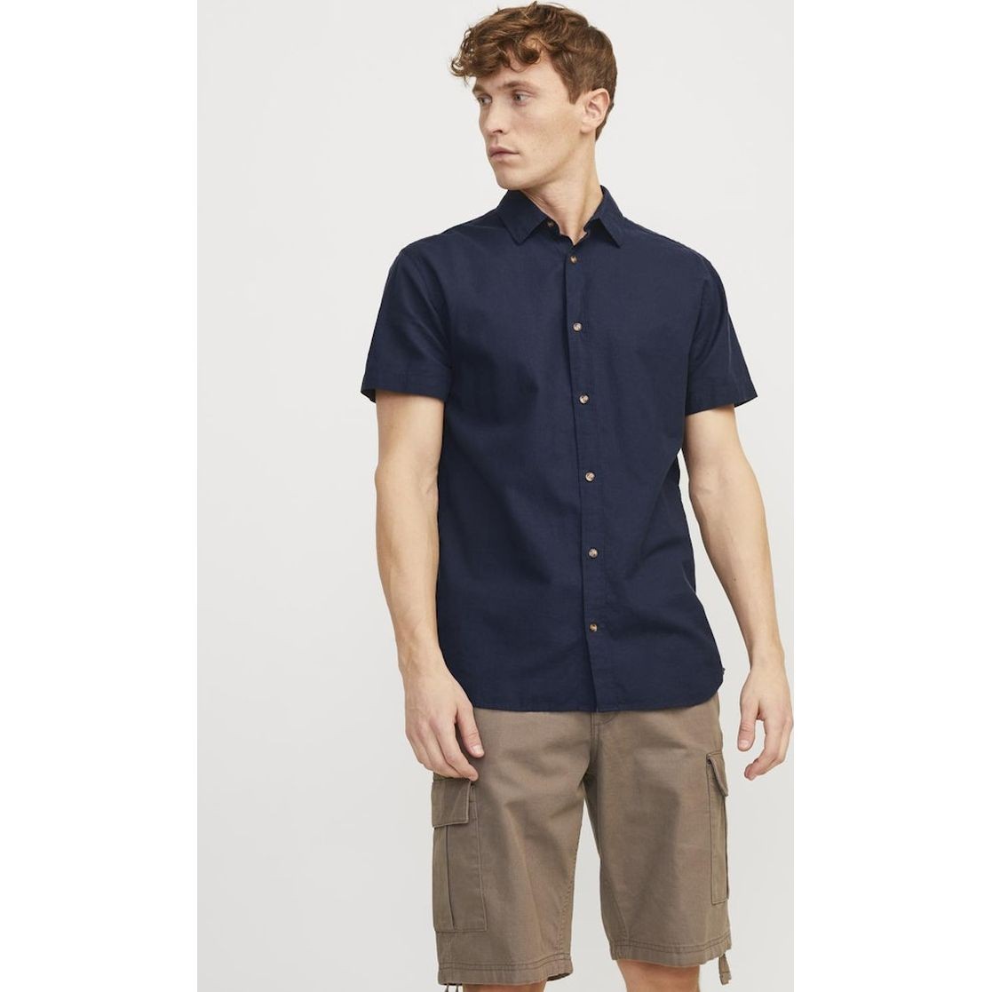JACK & JONES Marškiniai vyrams, Mėlyna, Jjesummer shirts 6