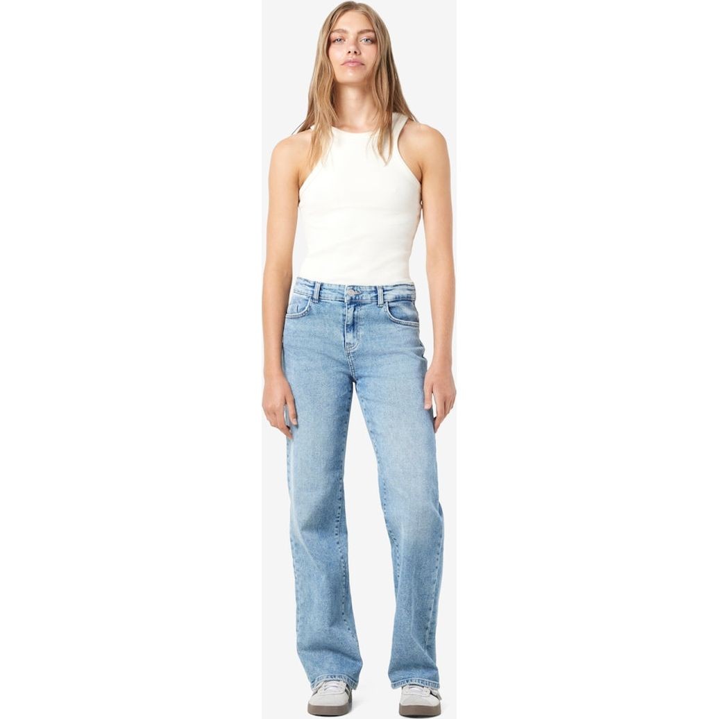NOISY MAY Platūs džinsai moterims, Mėlyna, Nmyolanda wide leg 4