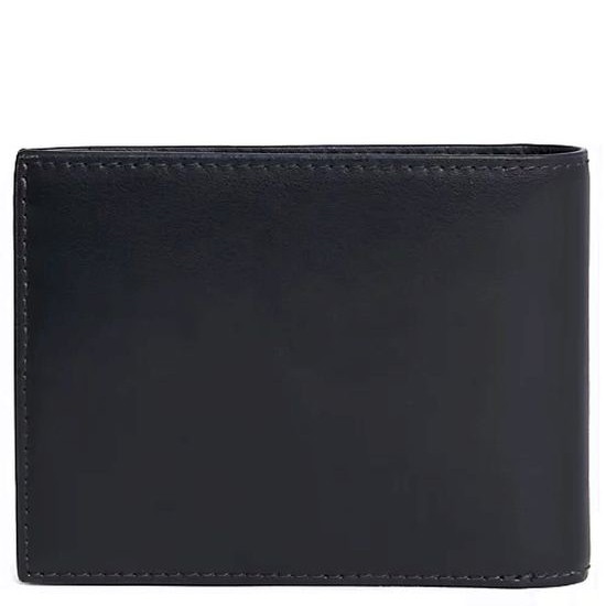 CALVIN KLEIN Piniginė vyrams, Juoda, Trifold 10cc w/coin wallets 2
