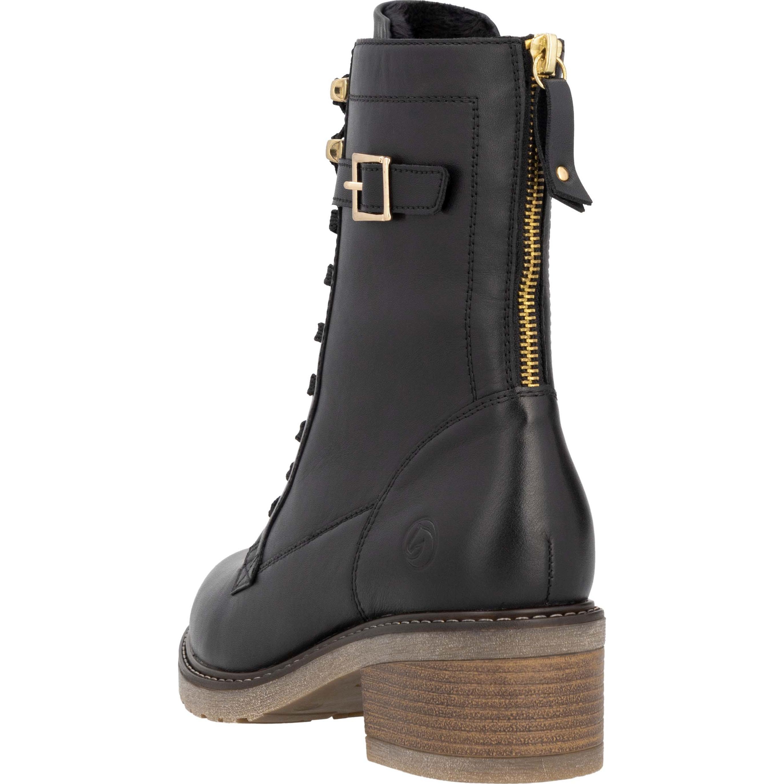 REMONTE Aulinukai moterims, Juoda, Ladies mid height boots 6