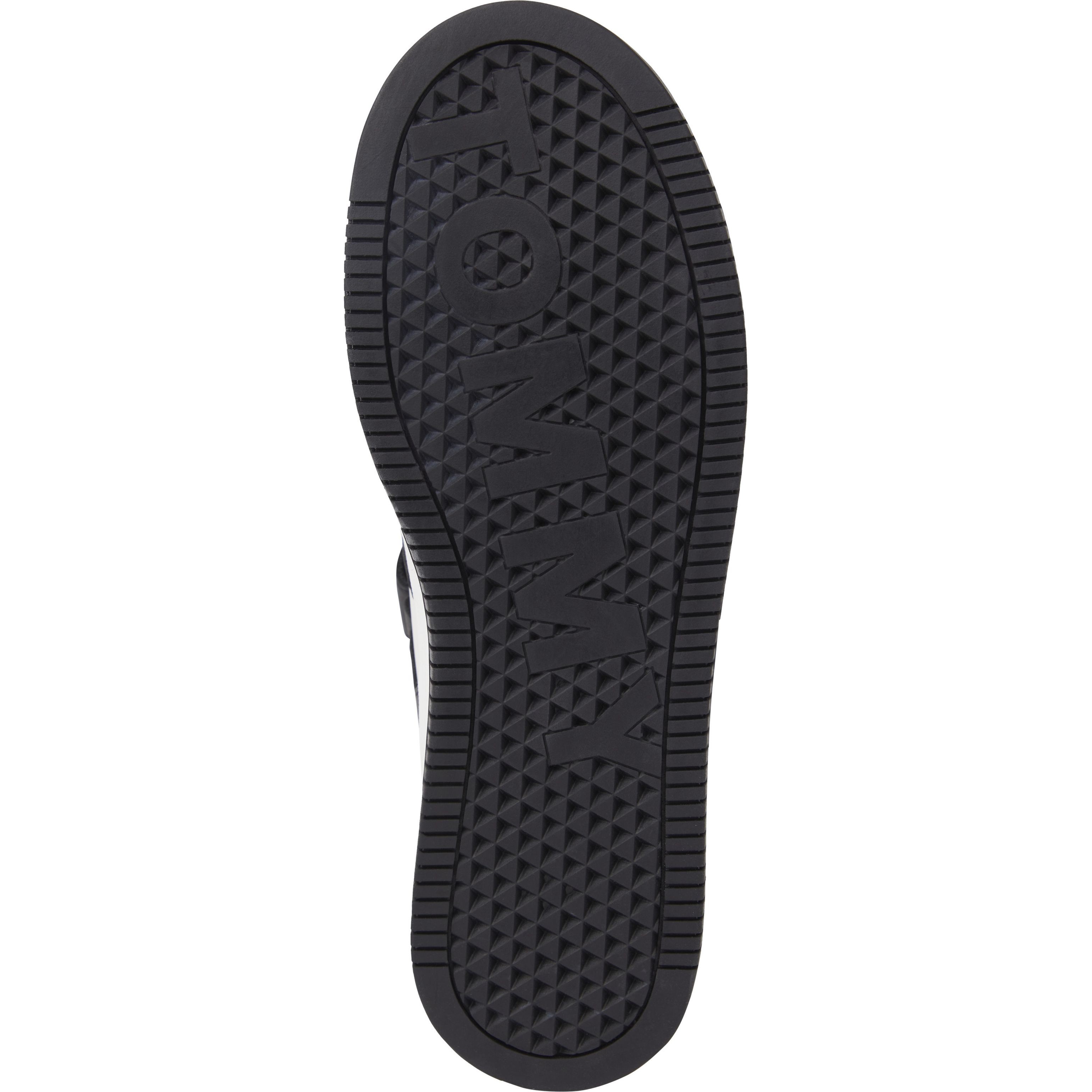 TOMMY JEANS Sportiniai bateliai moterims, Juoda, Velcro flatform sport shoe 4