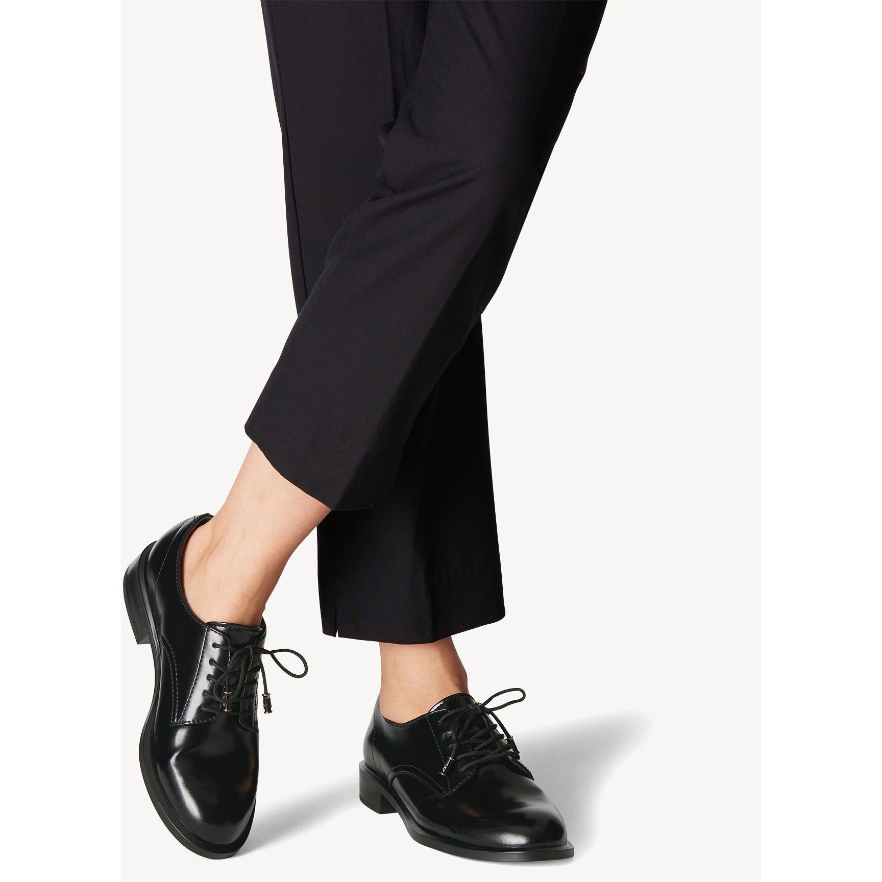 TAMARIS Klasikiniai batai moterims, Juoda, Lace-up 5