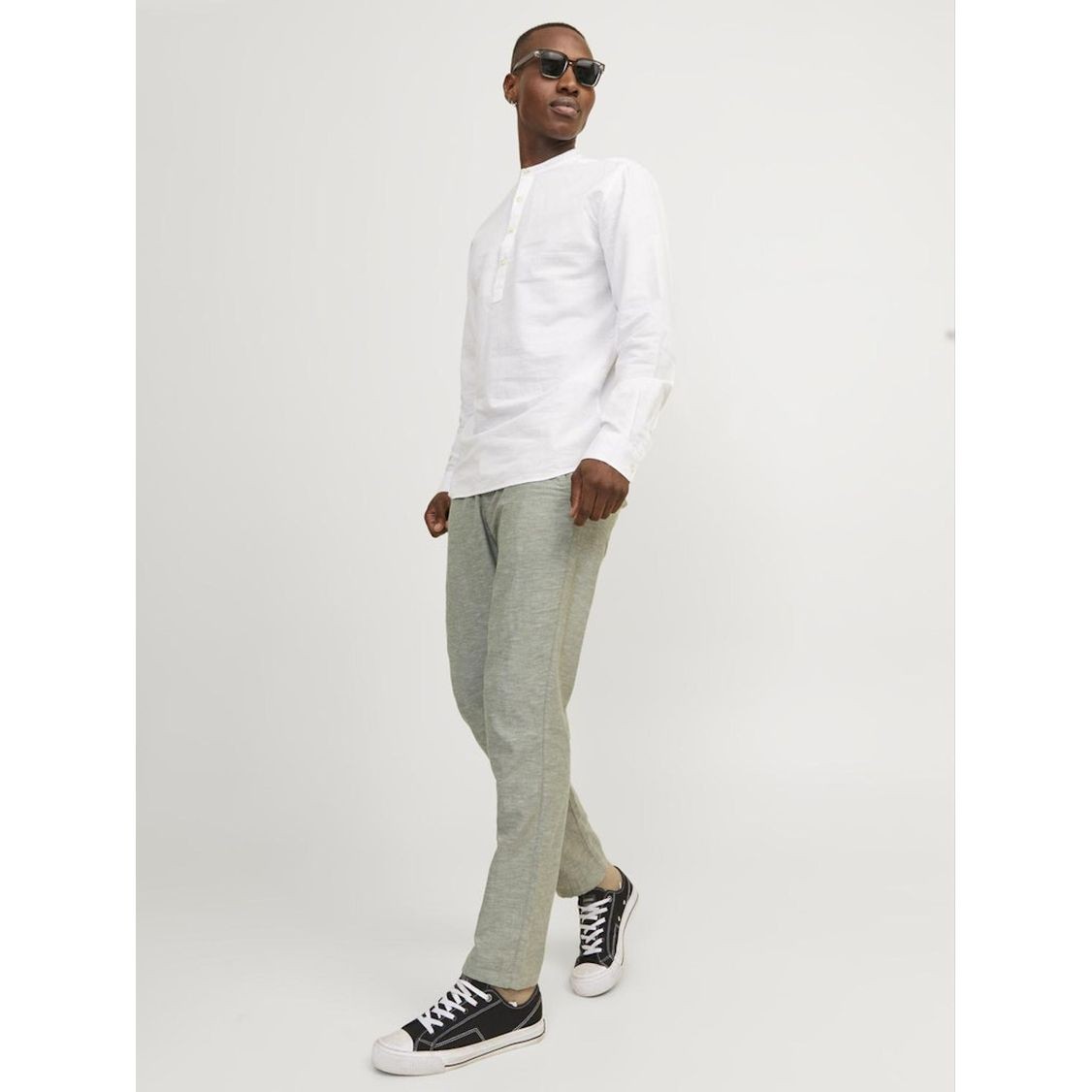 JACK & JONES Kelnės vyrams, Žalia, Jpstace pants 8