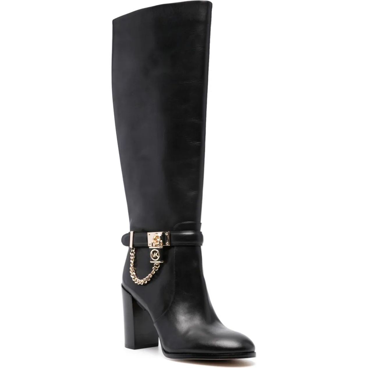 MICHAEL KORS Auliniai moterims, Juoda, Hamilton heeled boot 1