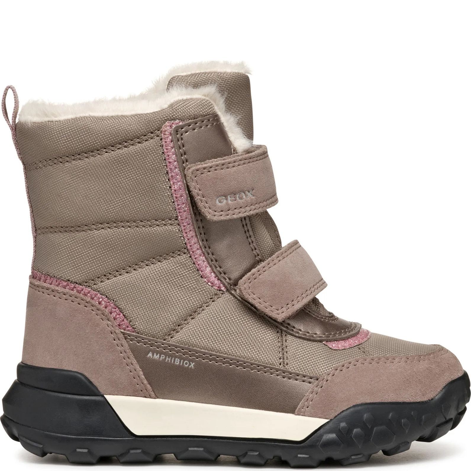 GEOX Aulinukai mergaitėms, Smėlio, Trekkyup booties 2