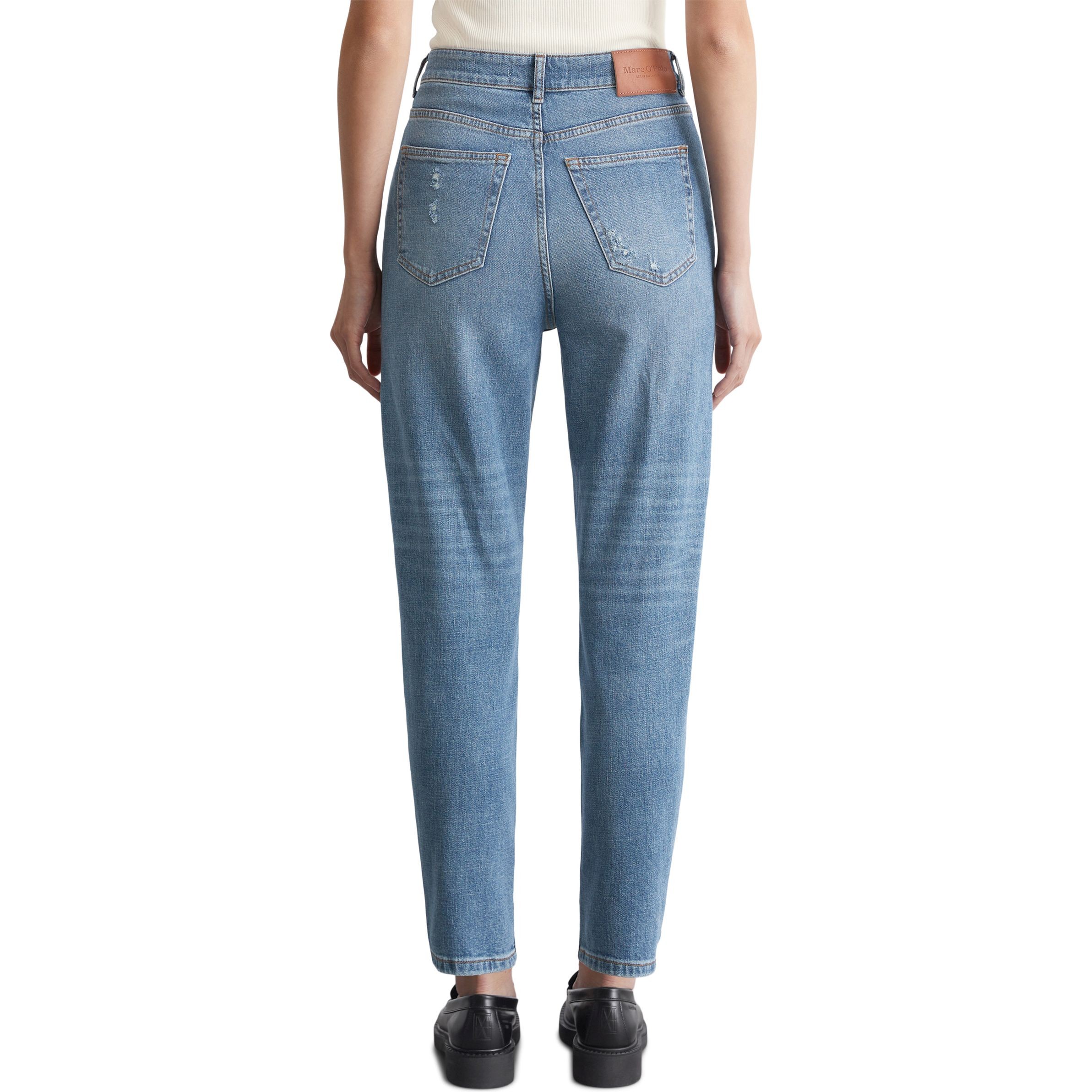 MARC O'POLO Tiesūs džinsai moterims, Mėlyna, Straight M08915612037 3