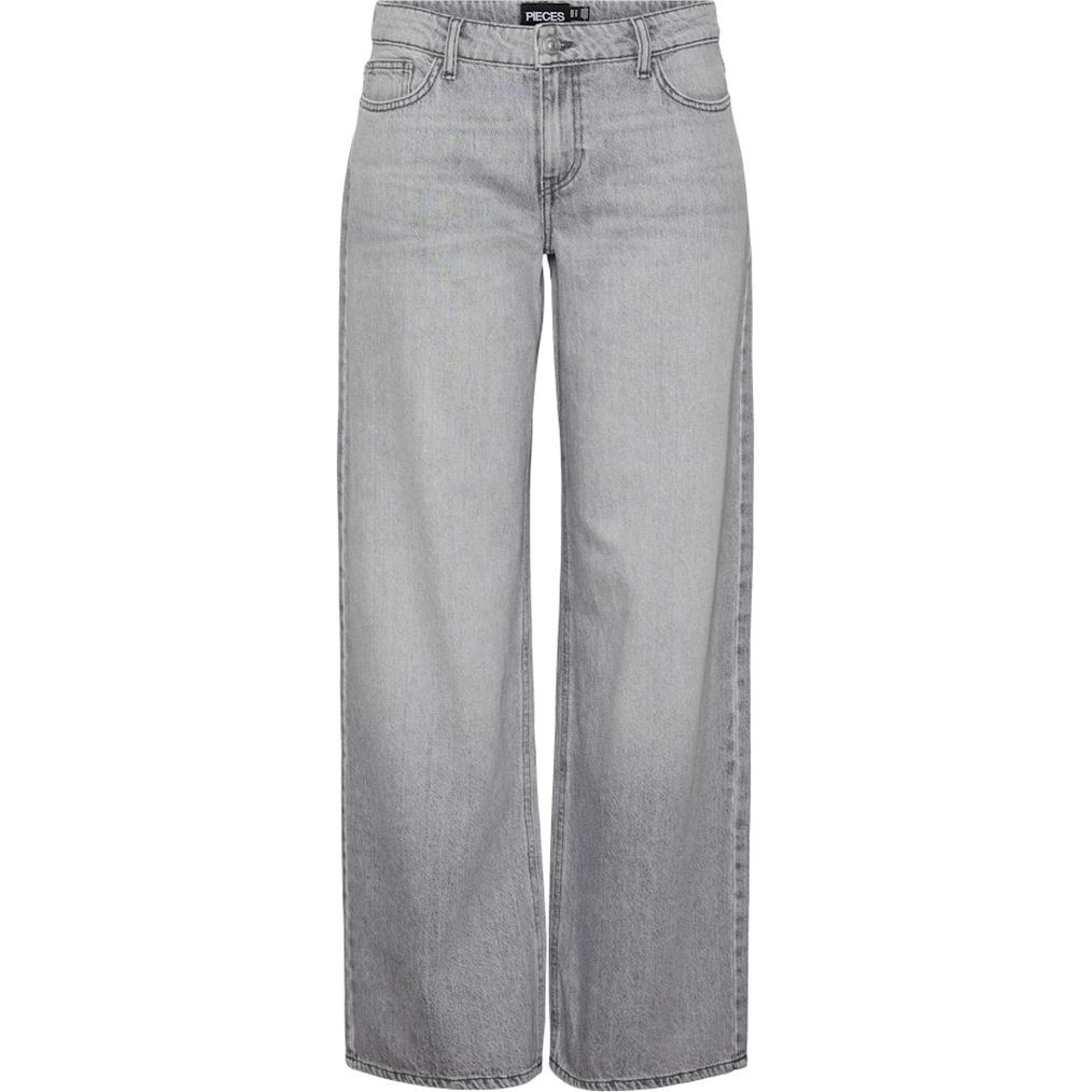 PIECES Platūs džinsai moterims, Pilka, Noelle 1