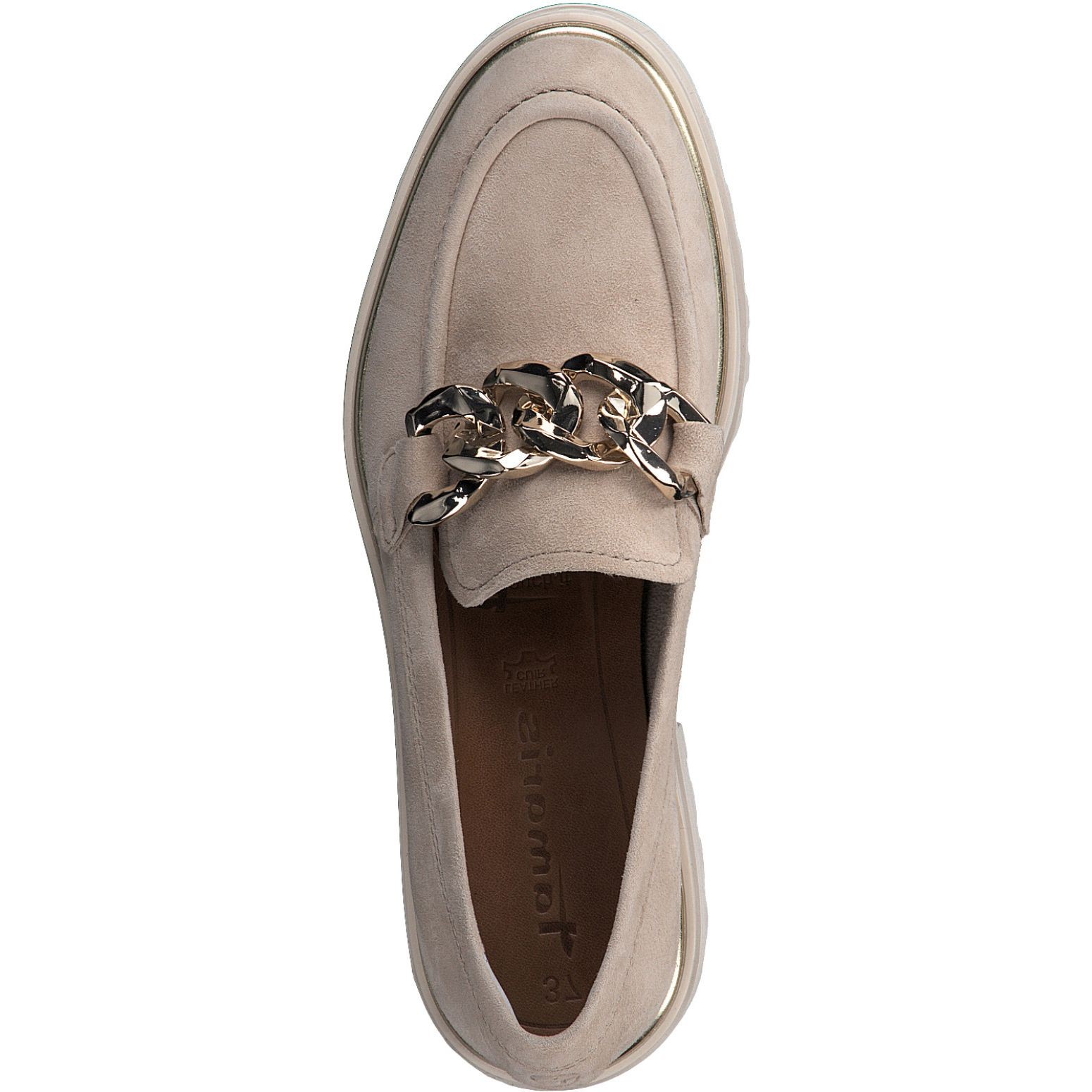 TAMARIS Loaferiai moterims, Smėlio, LOAFERS 5