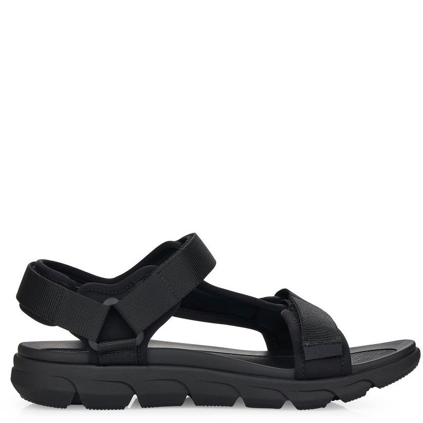RIEKER Basutės vyrams, Juoda, SANDALS 5