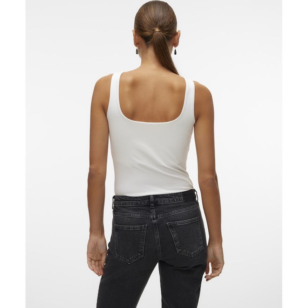 VERO MODA Palaidinės moterims, Balta, VMMILLION SL SQUARE 6