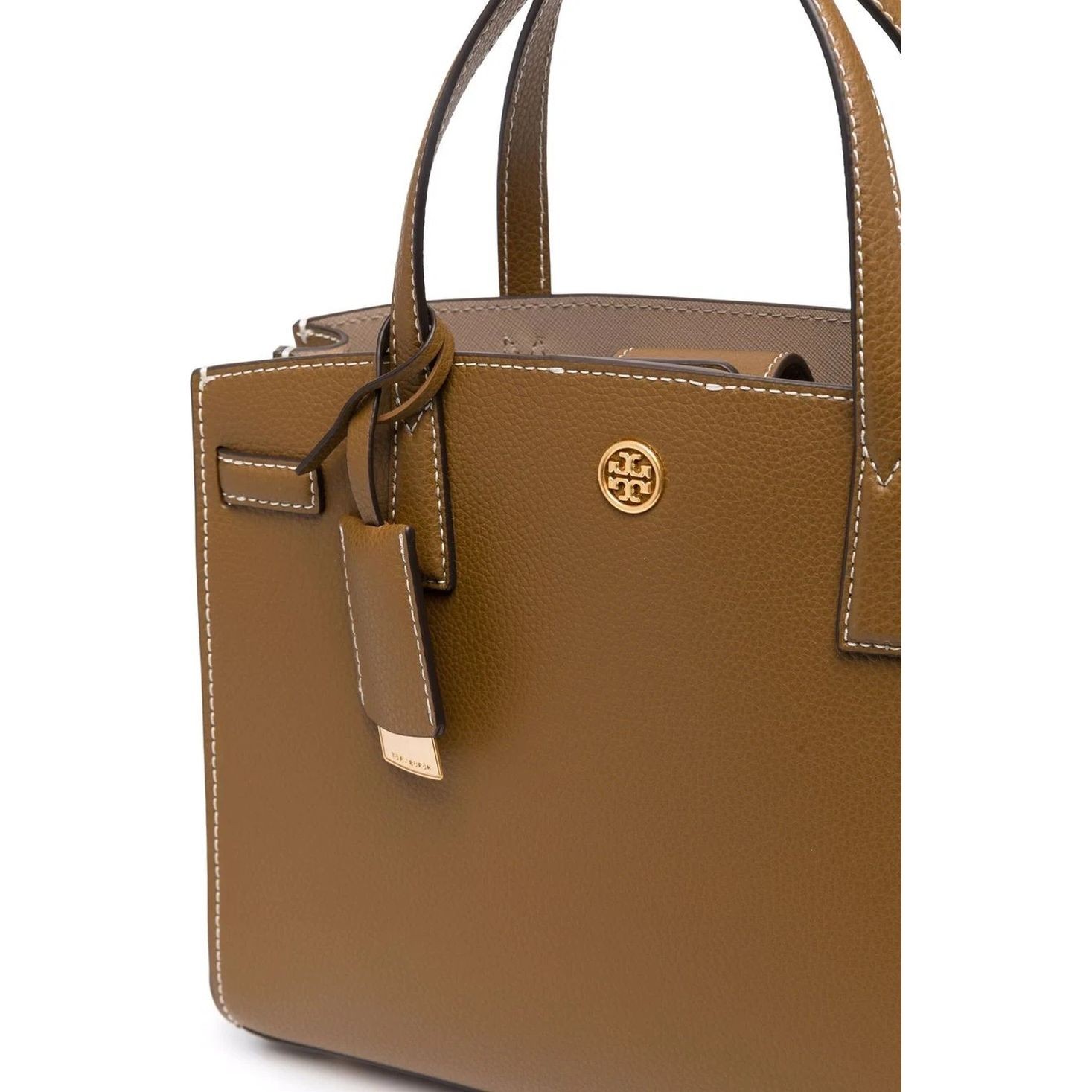 TORY BURCH Pirkinių krepšys moterims, Ruda, Walker small satchel 4