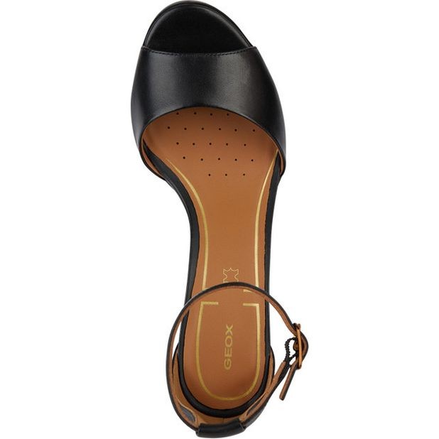 GEOX Basutės moterims, Juoda, Walk pleasure 85s sandals 5