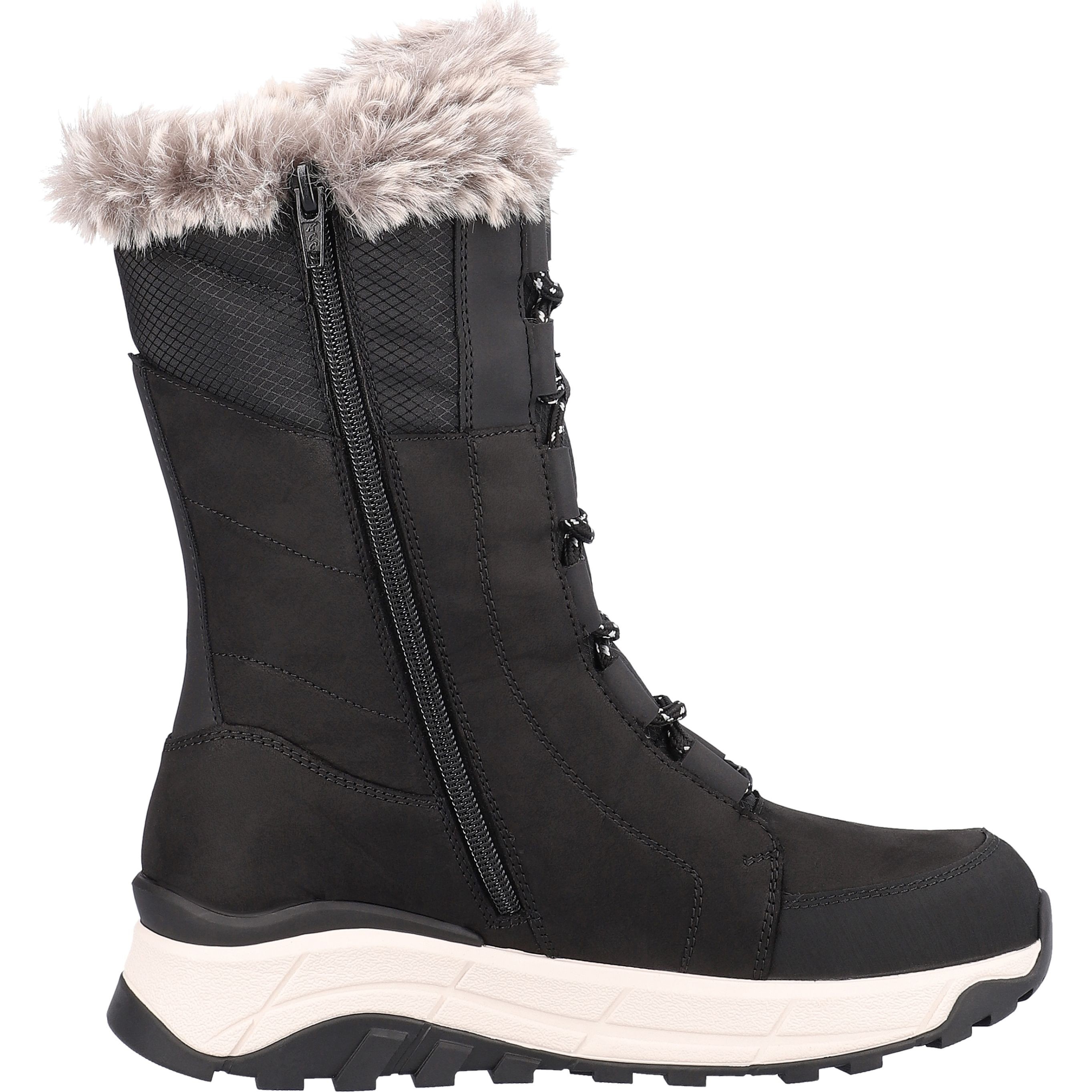 RIEKER EVOLUTION Aulinukai moterims, Juoda, Ladies mid height boots 5