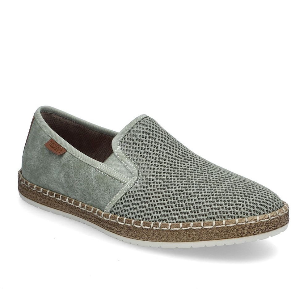 RIEKER Laisvalaikio bateliai vyrams, Žalia, LEISURE 1