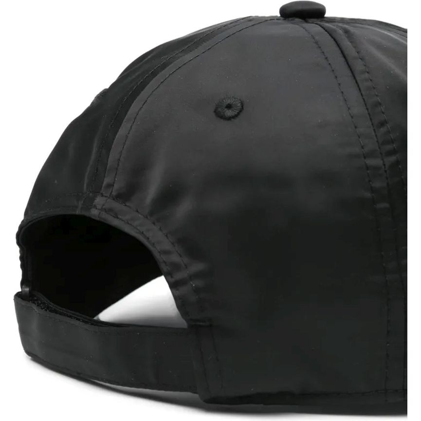 J.LINDEBERG Skrybėlė vyrams, Juoda, Pitstop 6 panel  cap 2