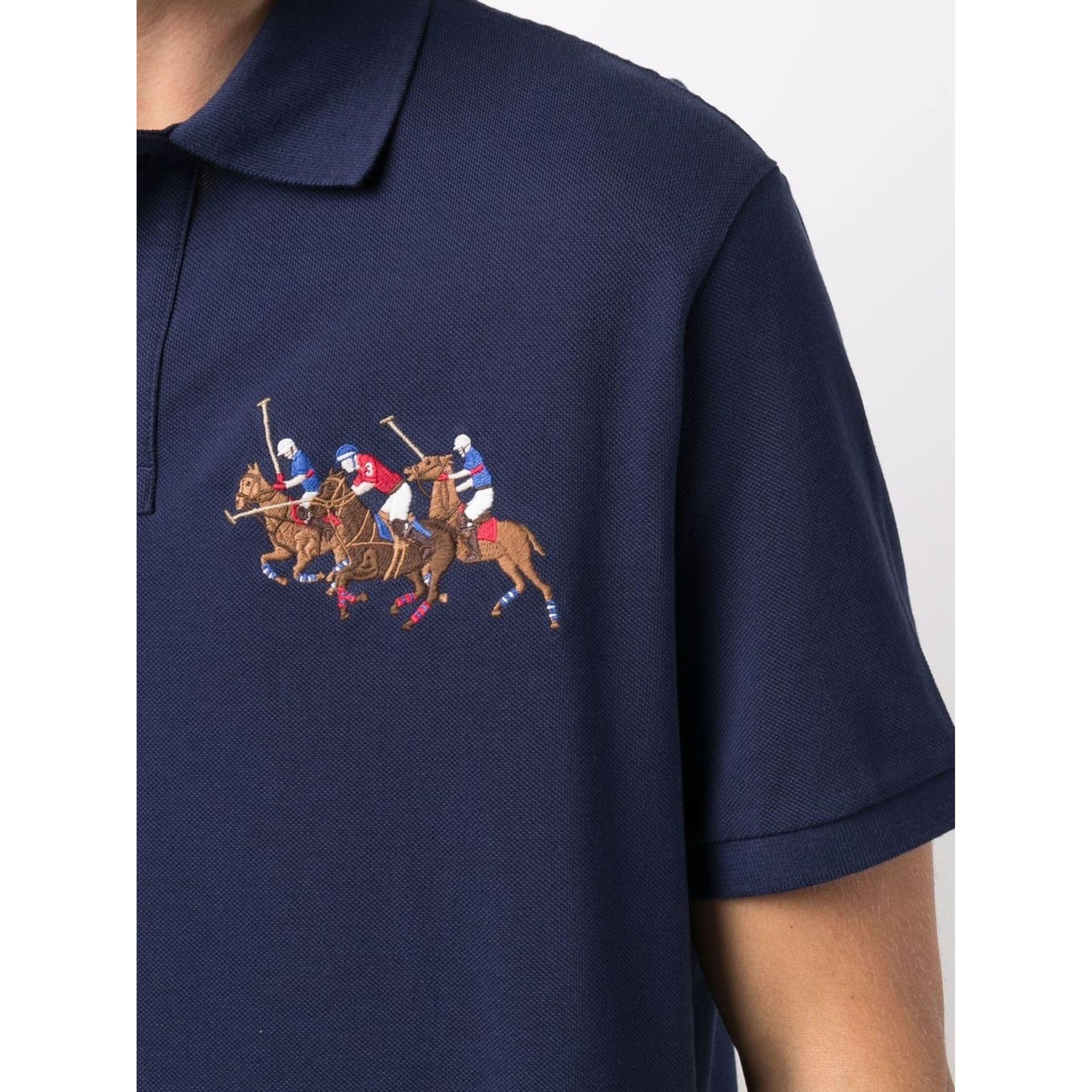POLO RALPH LAUREN Polo marškiniai trumpos rank. vyrams, Mėlyna, Short sleeve polo 3