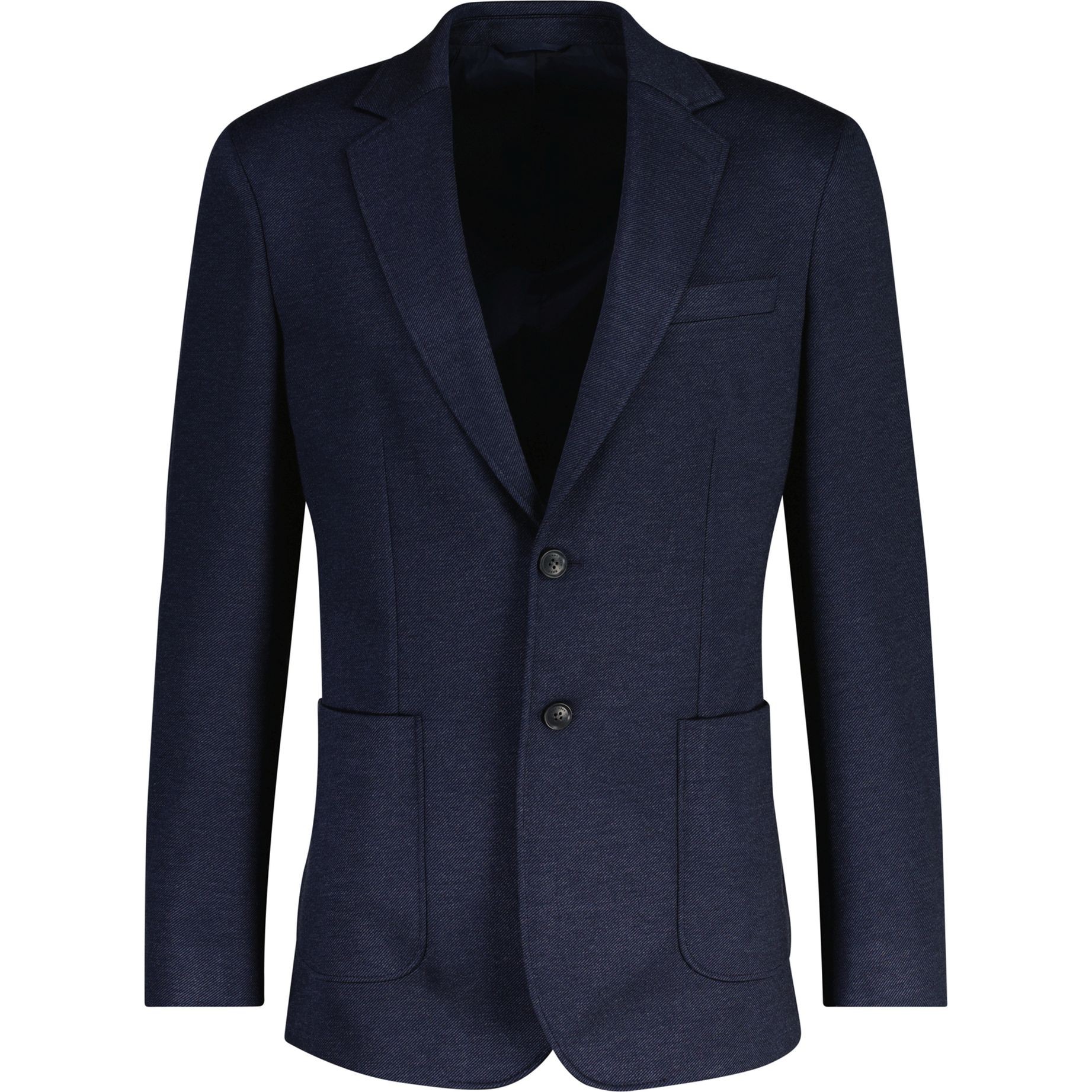 GANT Švarkas vyrams, Mėlyna, Slim two-toned twill blazer 1