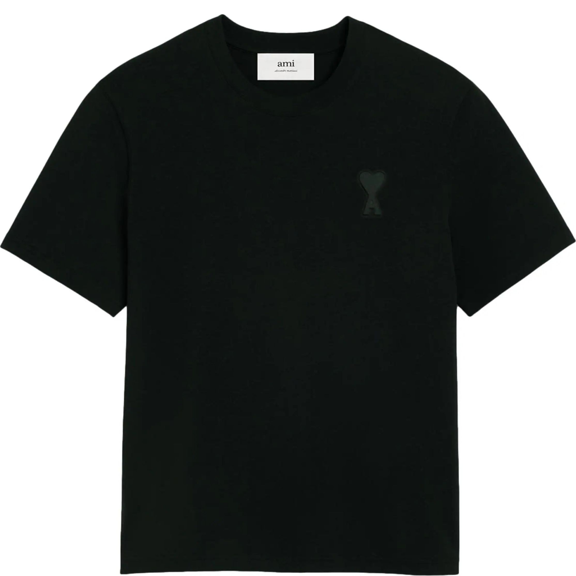 AMI PARIS Marškinėliai trump. rankovėmis, Juoda, T-shirt