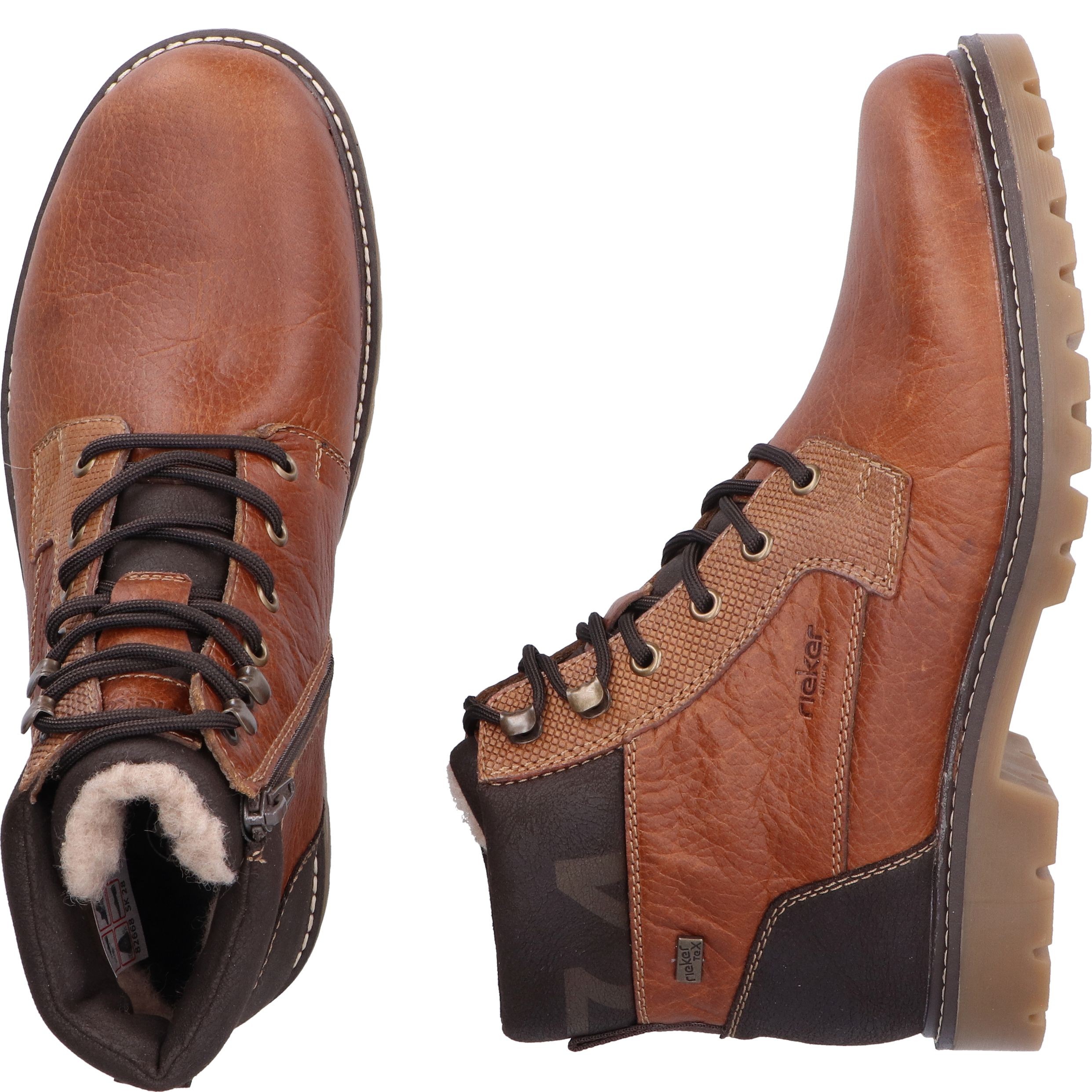 RIEKER Aulinukai vyrams, Ruda, Men's boots 12