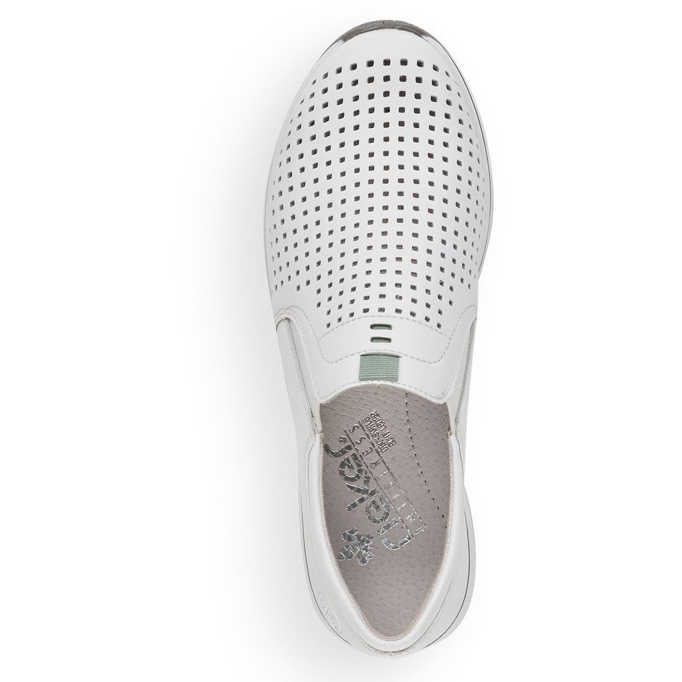 RIEKER Sportiniai bateliai moterims, Balta, SPORT SHOE 5