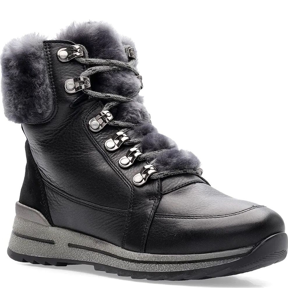 ARA Pašiltinti aulinukai moterims, Juoda, Osaka booties 1