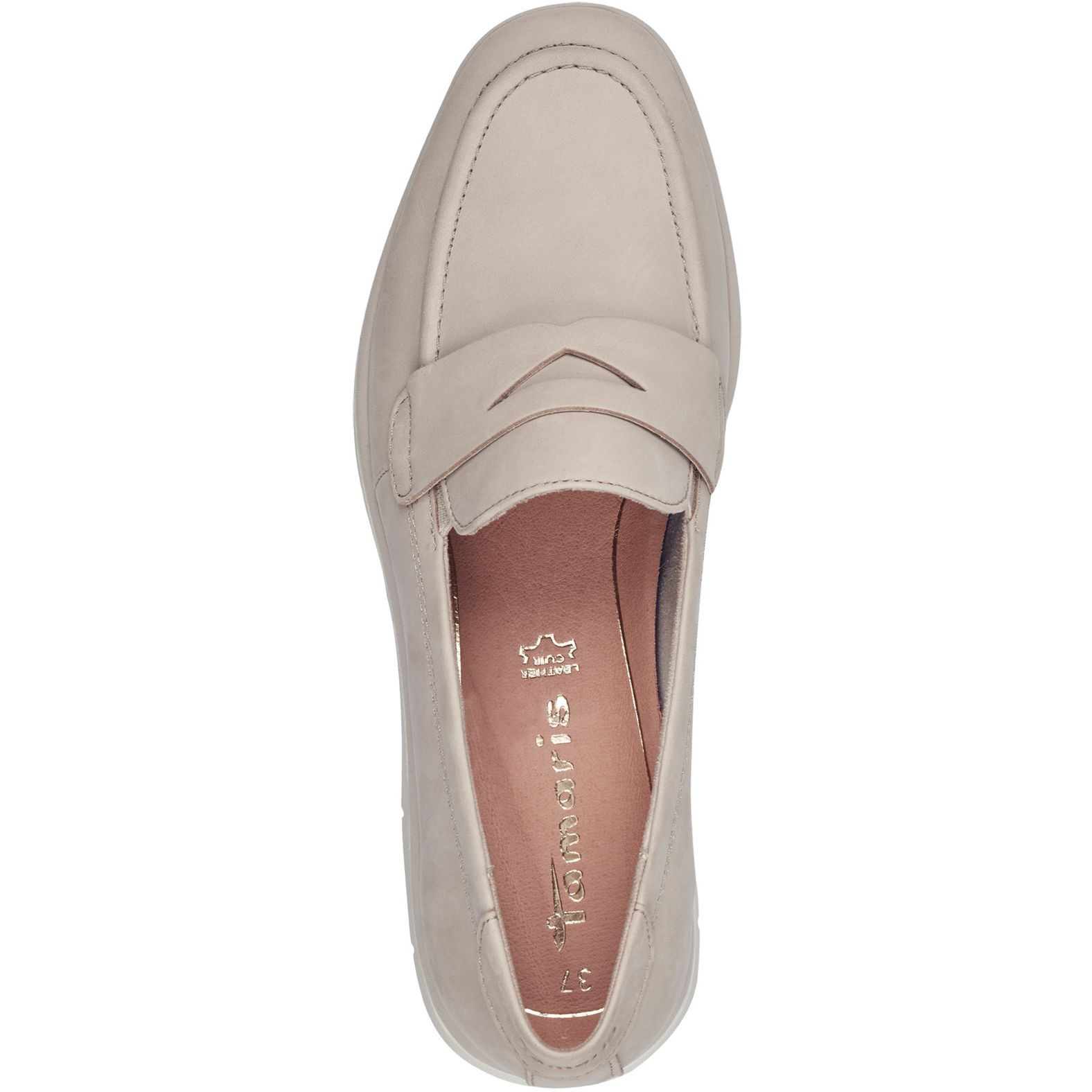 TAMARIS Loaferiai moterims, Smėlio, Loafers 4
