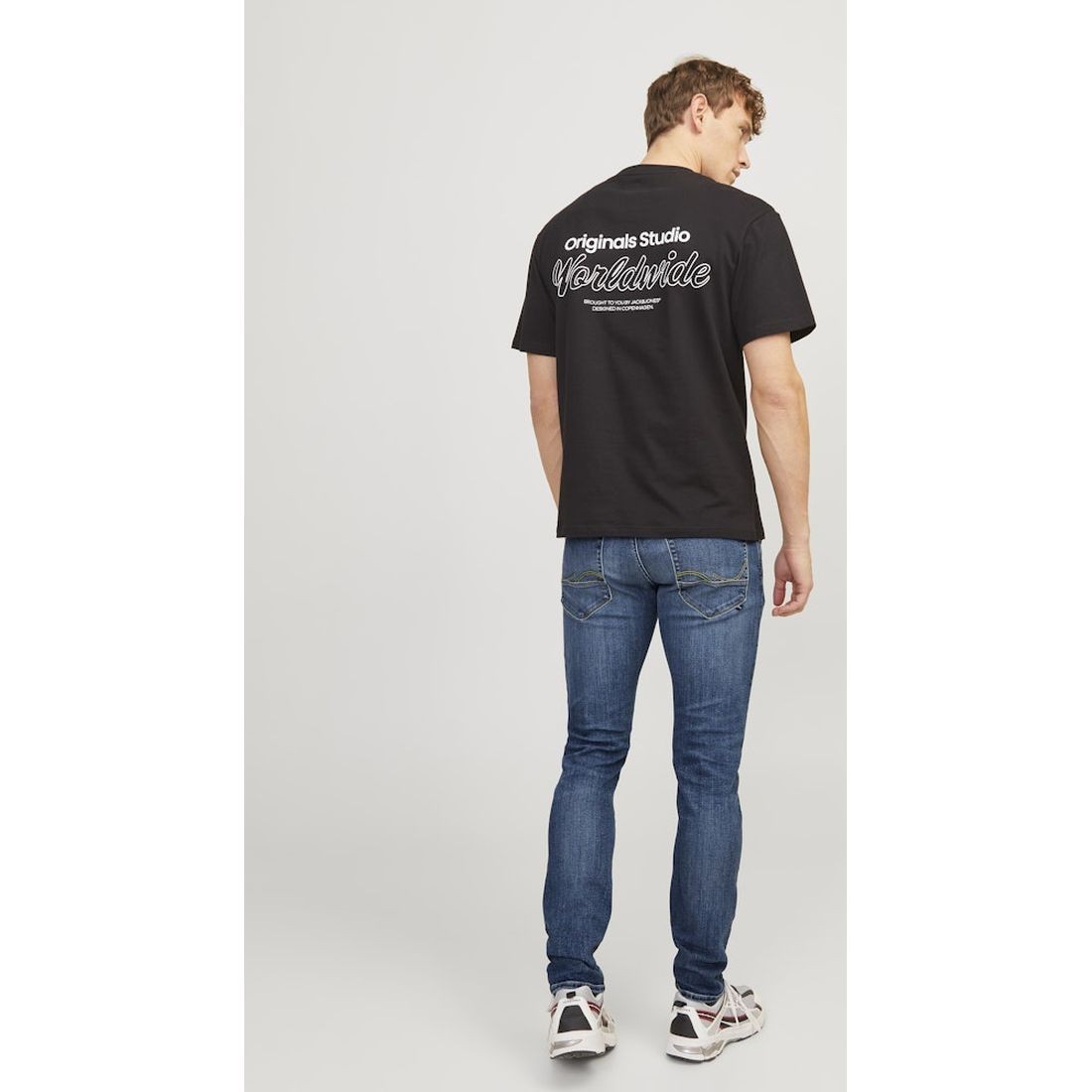 JACK & JONES Slim džinsai vyrams, Mėlyna, Jjiglenn slim 6