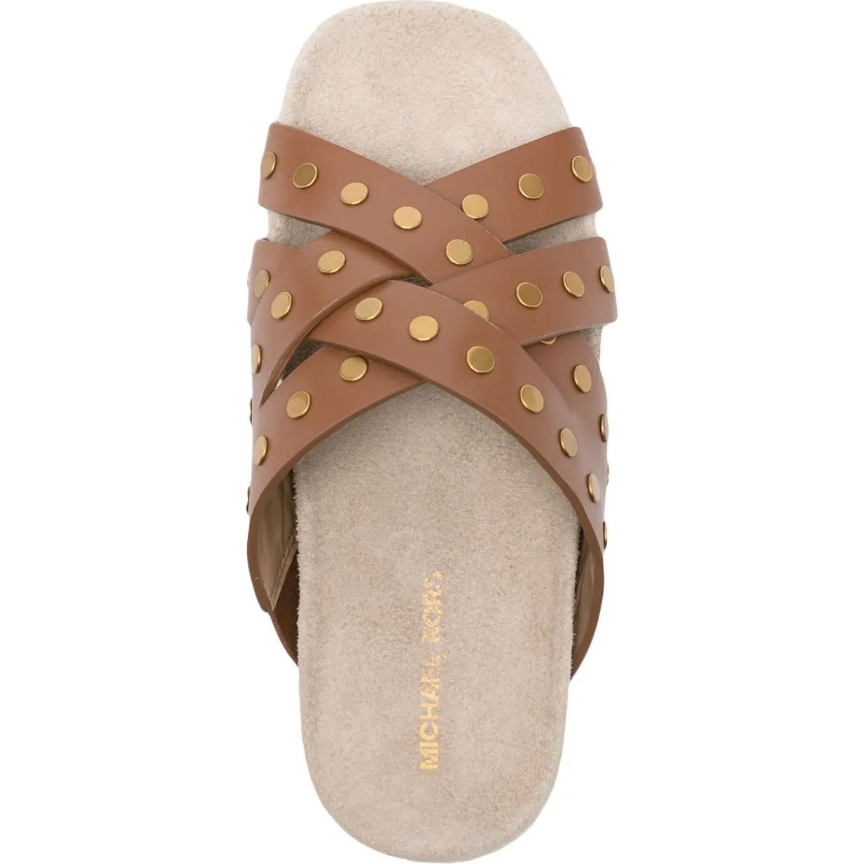 MICHAEL KORS Basutės moterims, Ruda, Irene flat sandal 4